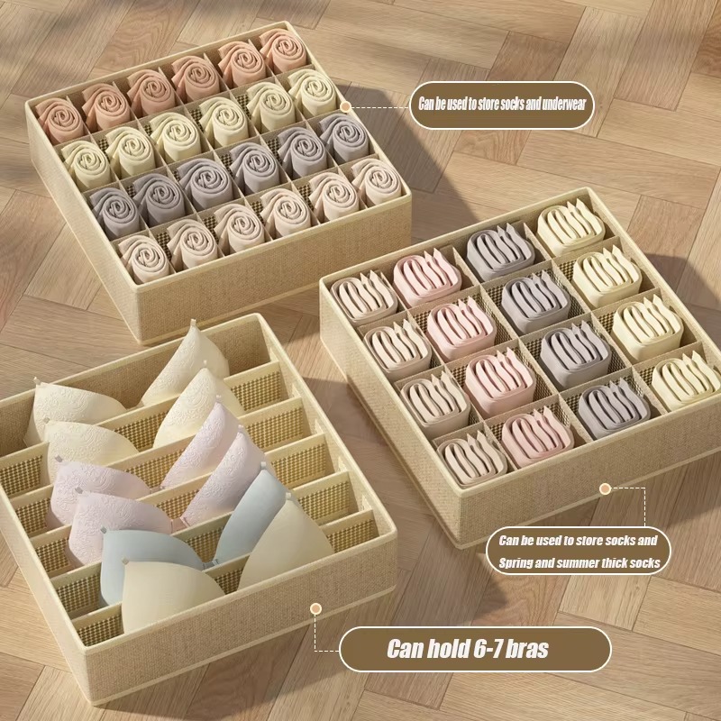 1-2Pcs Non-woven Fabric Underw - Sock Organizer Tray บทวิจารณ์และราคา
