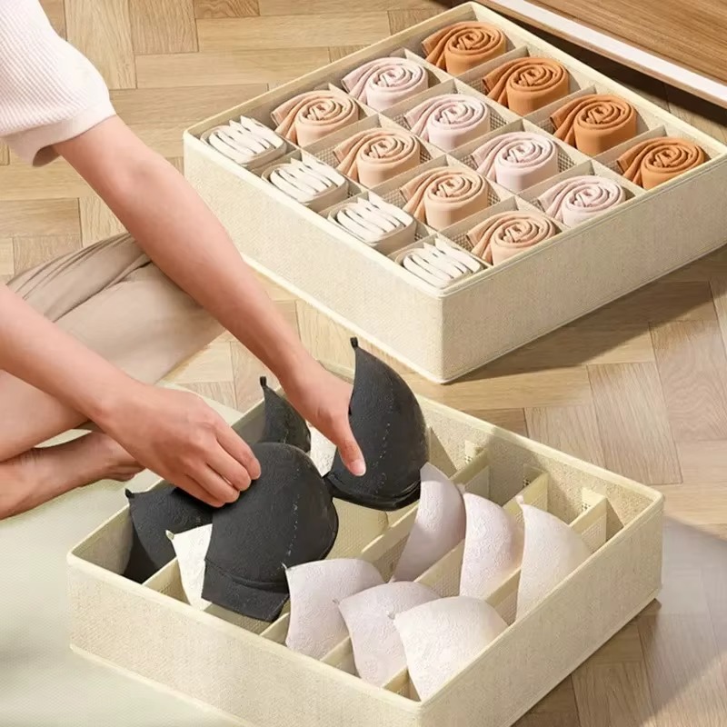 1-2Pcs Non-woven Fabric Underw - Sock Organizer Tray บทวิจารณ์และราคา