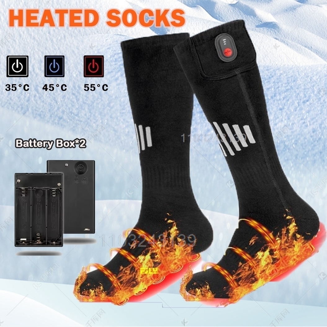 Winter Heated Socks With Batte - Thermal Sock Winter บทวิจารณ์และราคา
