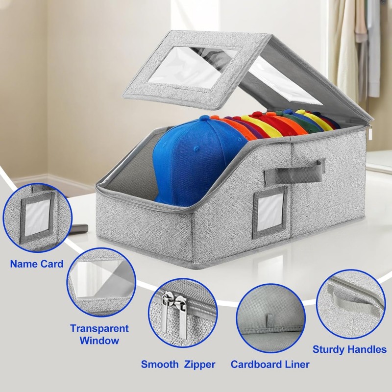 Foldable Zipper Baseball Cap S - Sock Organizer Tray บทวิจารณ์และราคา
