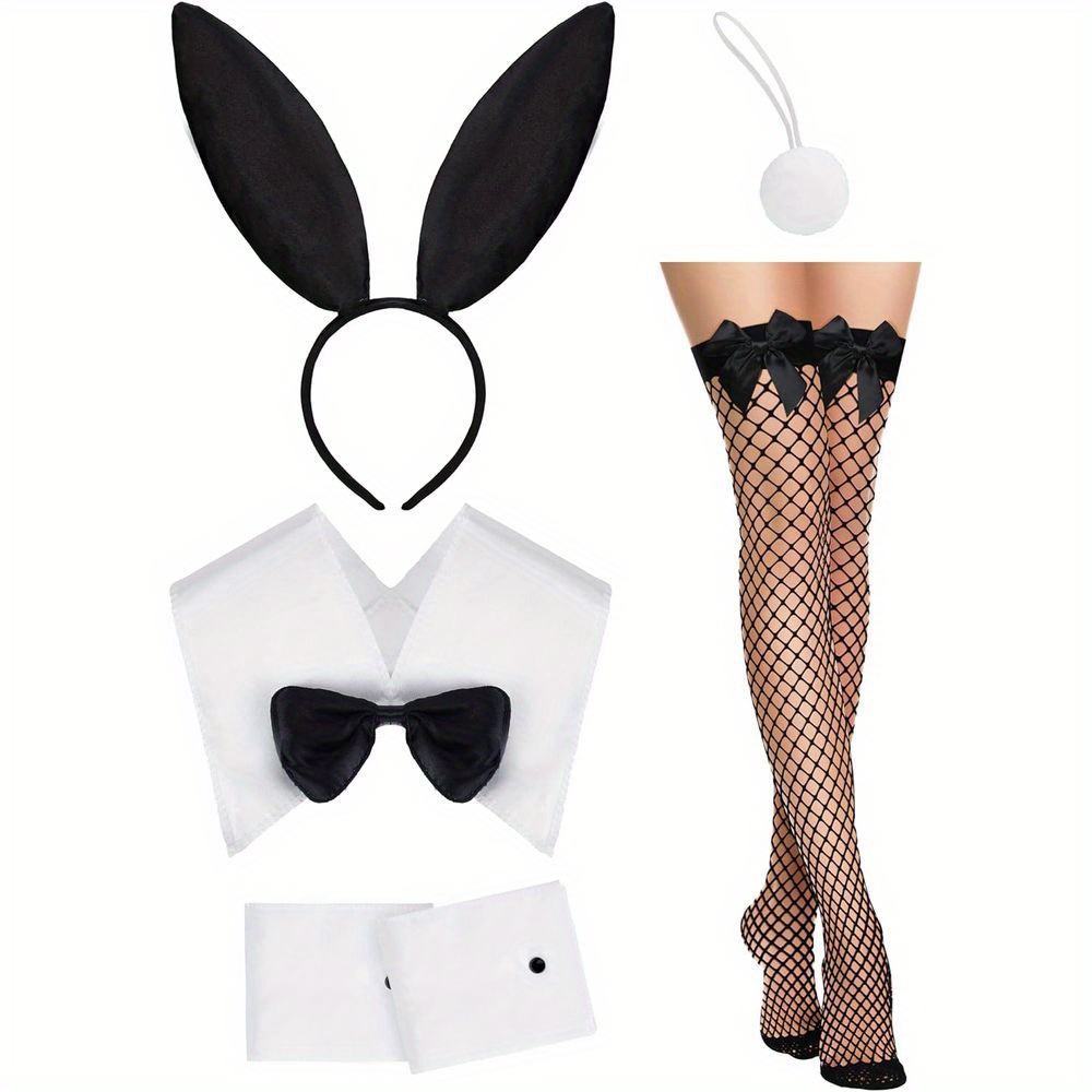 WomenCostume Set Black Bunny E - Fishnet Stocking Women บทวิจารณ์และราคา