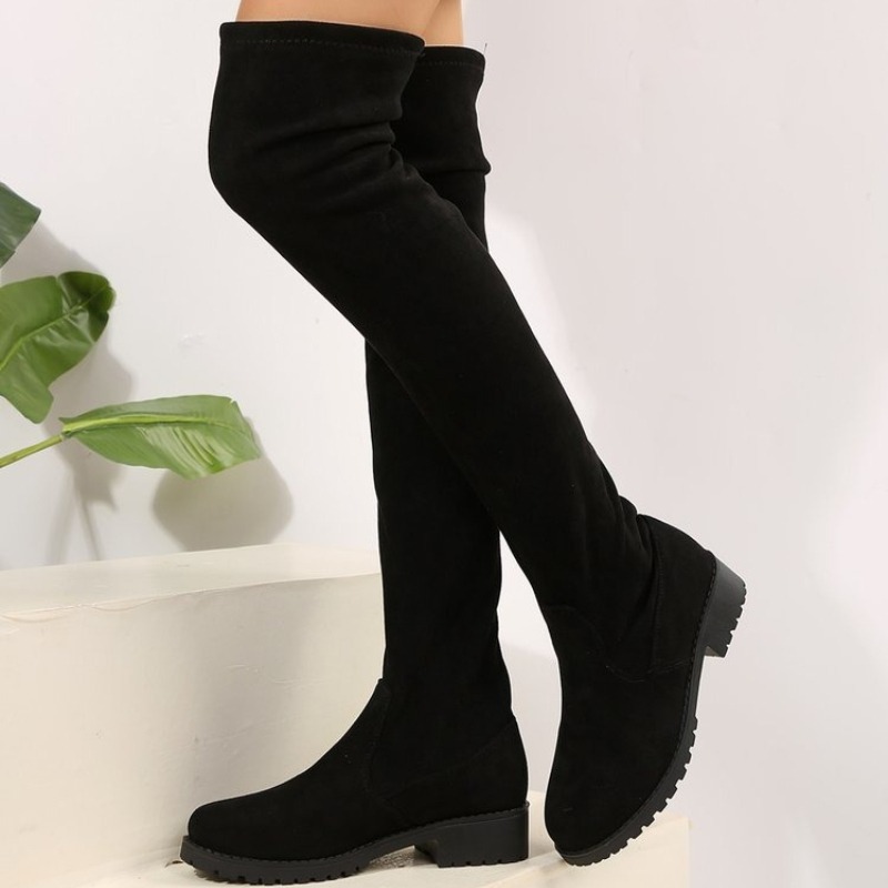 Women Over The Knee Boots Thig - Knee High Sock Women บทวิจารณ์และราคา