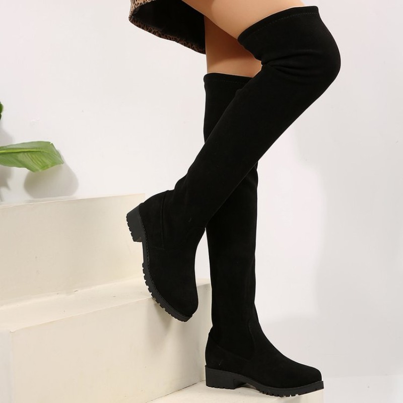 Women Over The Knee Boots Thig - Knee High Sock Women บทวิจารณ์และราคา