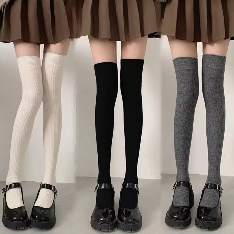 Autumn Winter Women's Stocking - Knee High Sock Women บทวิจารณ์และราคา