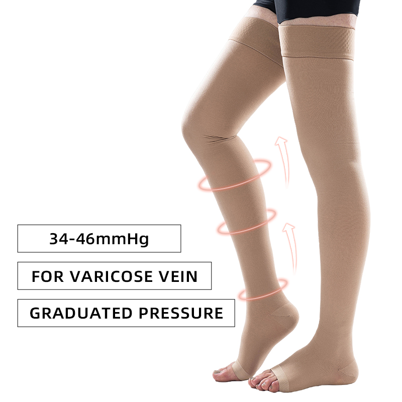 1Pair Thigh High Open Toe Medi - Compression Sock Medical บทวิจารณ์และราคา