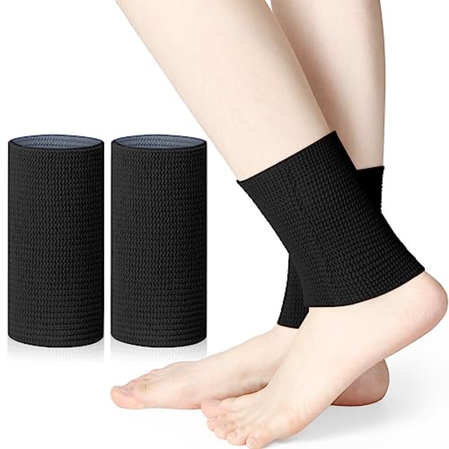 2 Pcs Ankle Gel Sleeves Padded - Ankle Brace Sock บทวิจารณ์และราคา