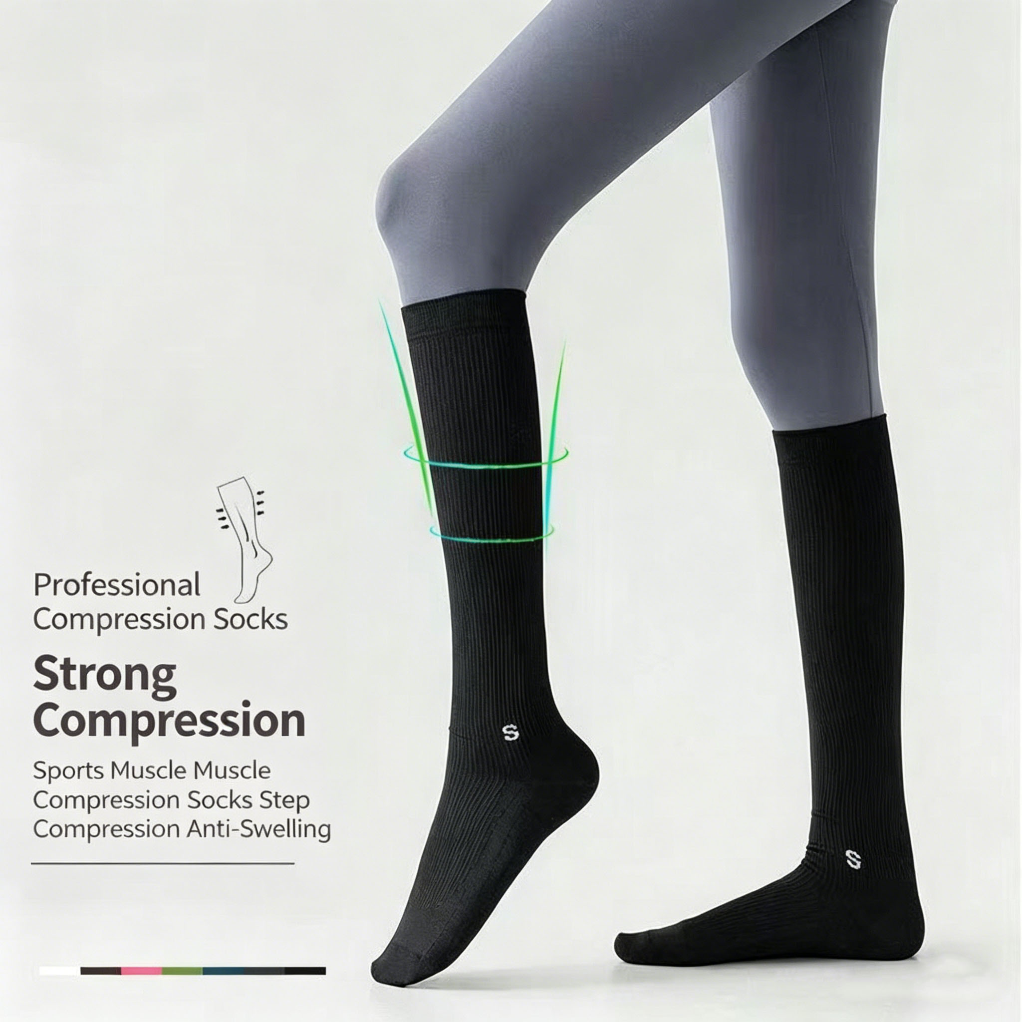 Professional Sports Compressio - Compression Sleeve Calf บทวิจารณ์และราคา