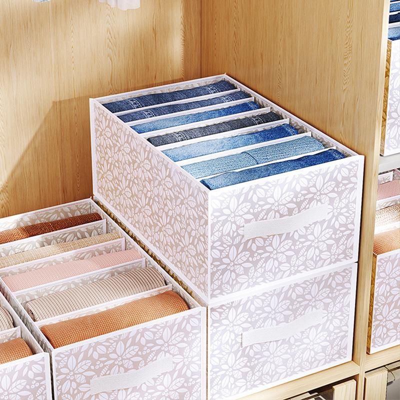 Jeans Compartment Storage Box  - Sock Organizer Tray บทวิจารณ์และราคา