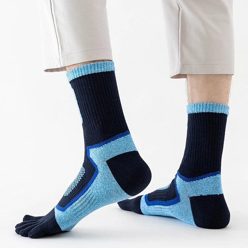 3 Pairs Men Sports Five Finger - Toe Sock Split บทวิจารณ์และราคา