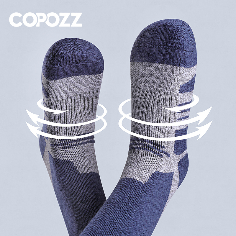 COPOZZ Winter Men Women Therma - Wool Hiking Sock บทวิจารณ์และราคา