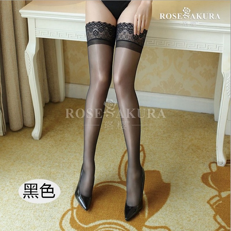 15D Womens Lace Top Silicone S - Thigh High Sock Stay Up บทวิจารณ์และราคา