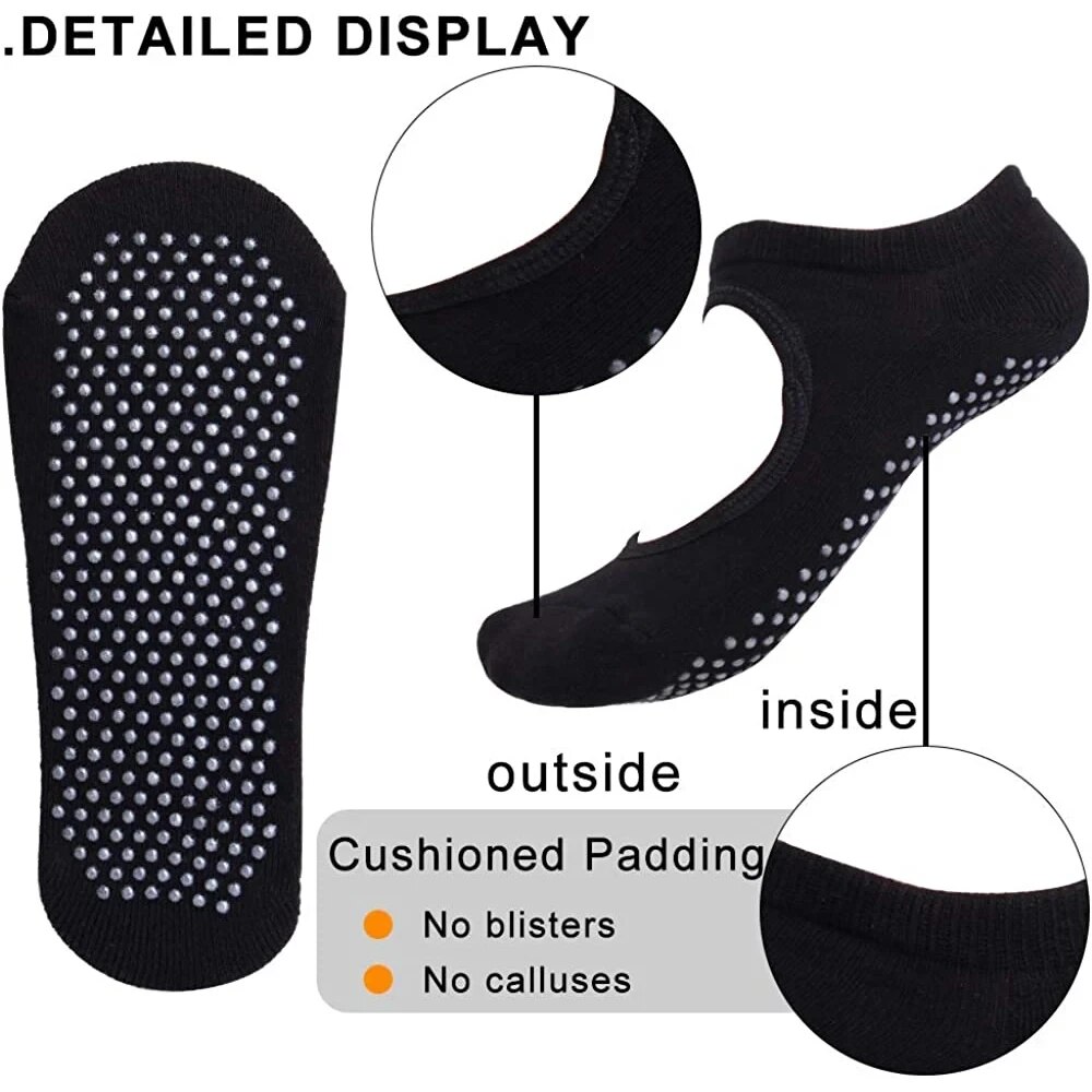 High Quality Women Yoga Socks  - Grip Sock Yoga บทวิจารณ์และราคา