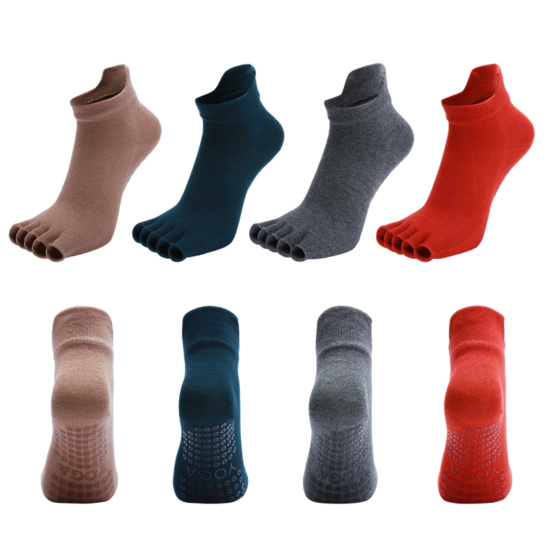 Yoga Socks Half Toe Anti-Slip  - Grip Sock Yoga บทวิจารณ์และราคา