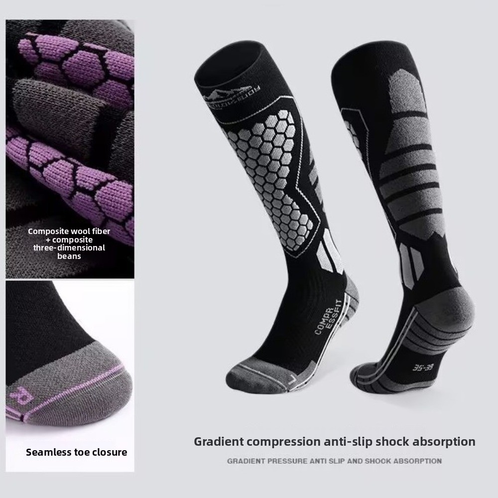 New Thickened Ski Socks Anti-s - Thermal Sock Winter บทวิจารณ์และราคา