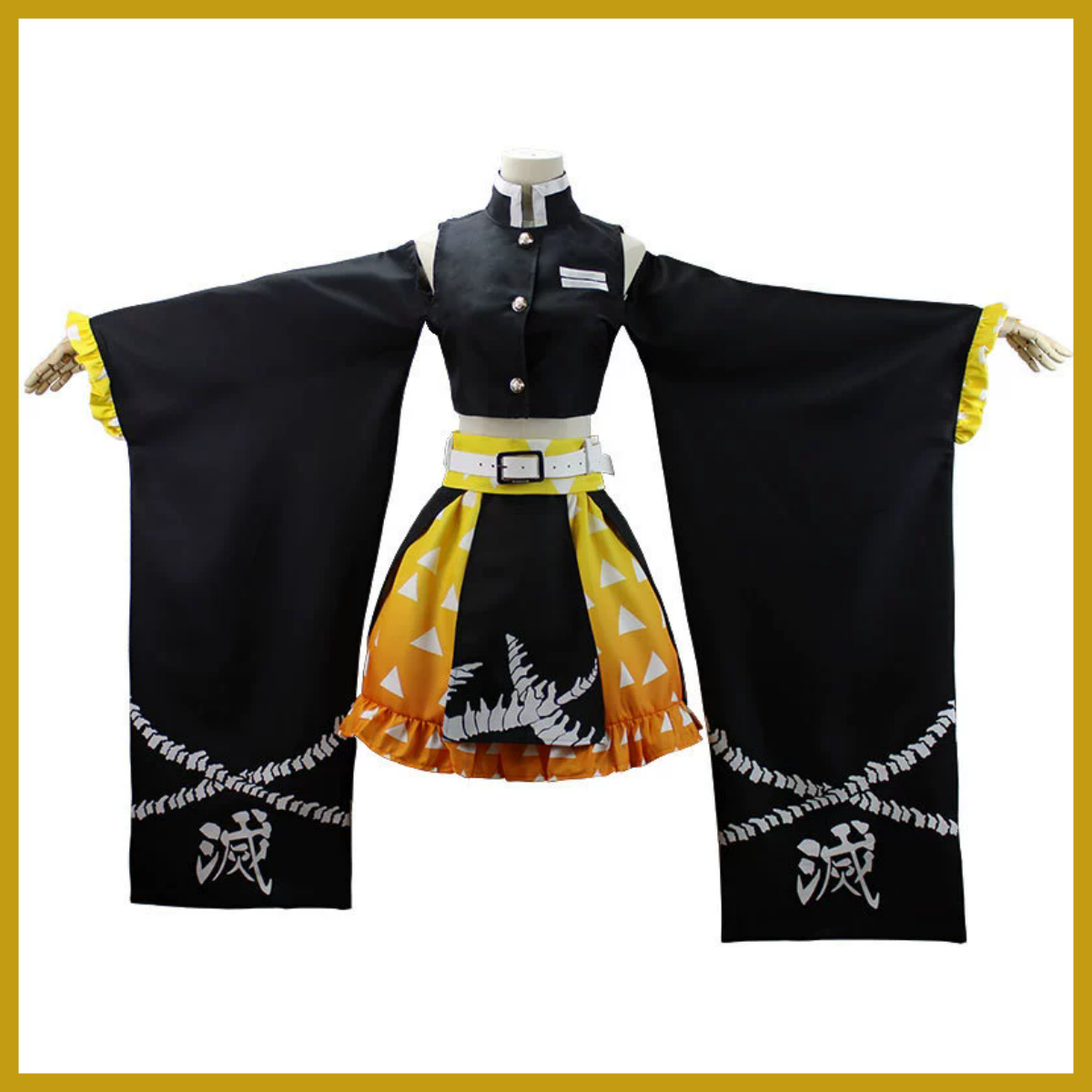 Anime Agatsuma Zenitsu Cosplay - Dress Sock Men บทวิจารณ์และราคา