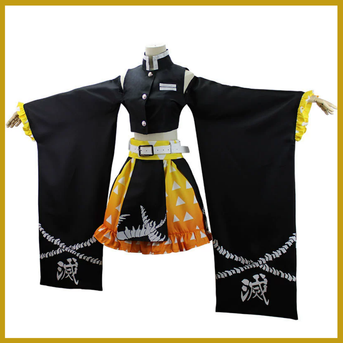 Anime Agatsuma Zenitsu Cosplay - Dress Sock Men บทวิจารณ์และราคา