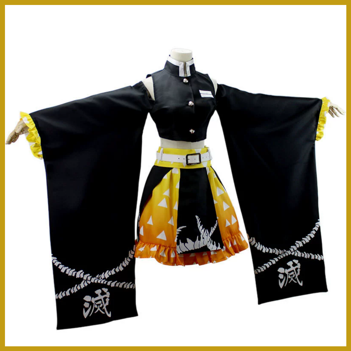 Anime Agatsuma Zenitsu Cosplay - Dress Sock Men บทวิจารณ์และราคา