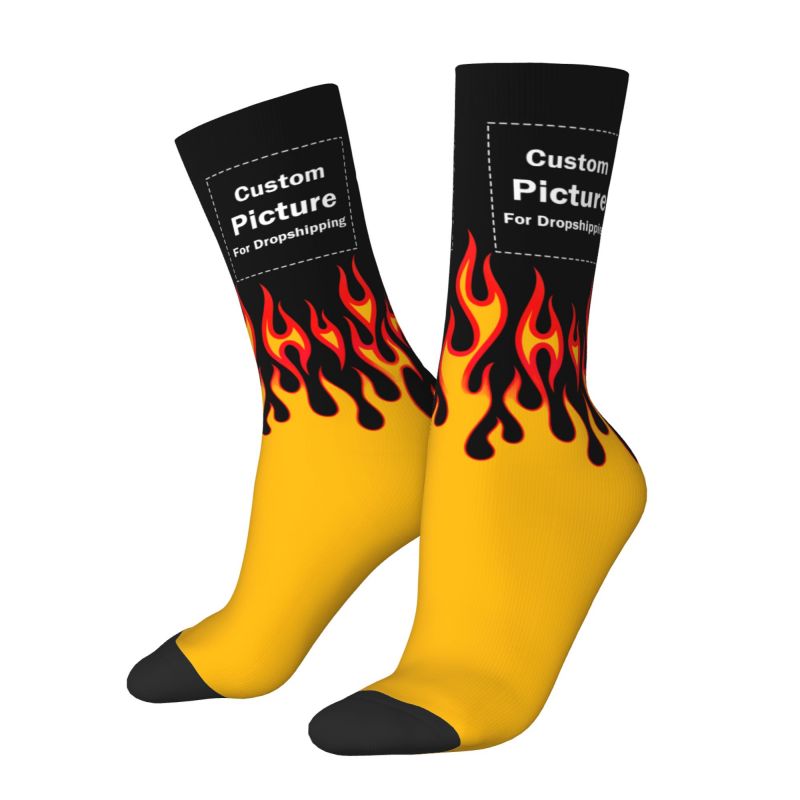 Personalized Custom Photo Logo - Dress Sock Men บทวิจารณ์และราคา
