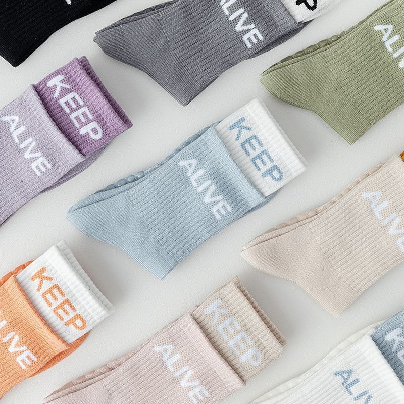 Women's Non-Slip Yoga Socks wi - Grip Sock Yoga บทวิจารณ์และราคา