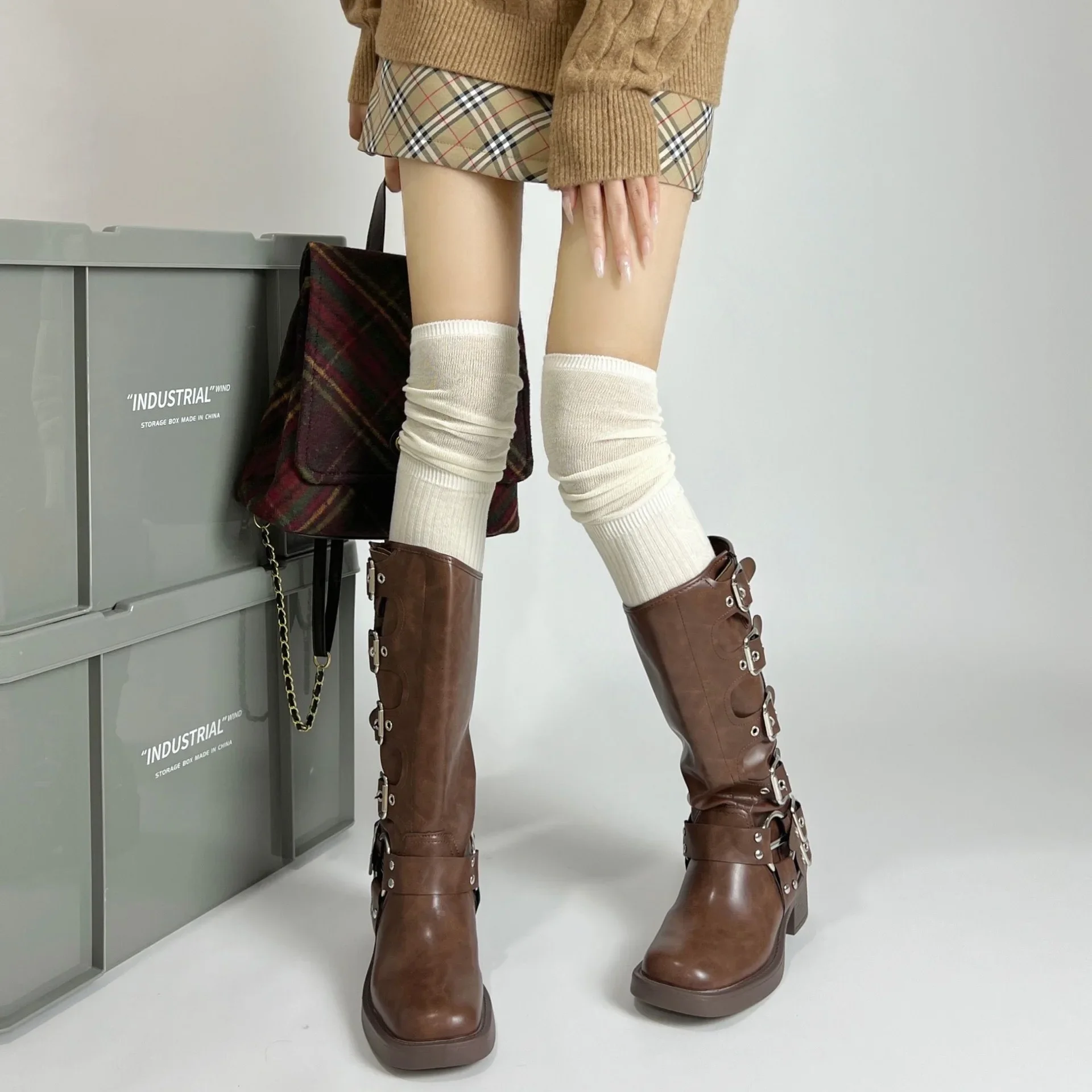 1-10Pairs Women’s Over-the-Kne - Boot Sock Slouchy บทวิจารณ์และราคา
