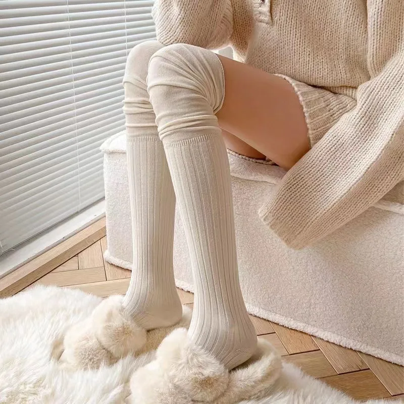 1-10Pairs Women’s Over-the-Kne - Boot Sock Slouchy บทวิจารณ์และราคา