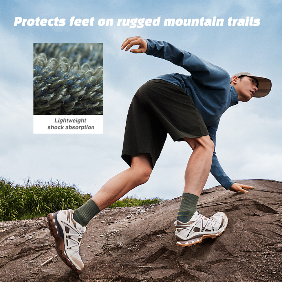 Naturehike Sport Socks Man Soc - Wool Hiking Sock บทวิจารณ์และราคา
