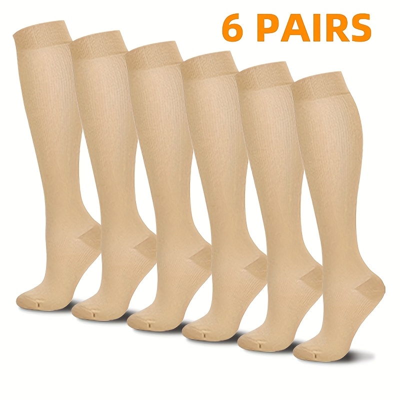 6 Pairs Mid-Calf Compression S - Wool Hiking Sock บทวิจารณ์และราคา