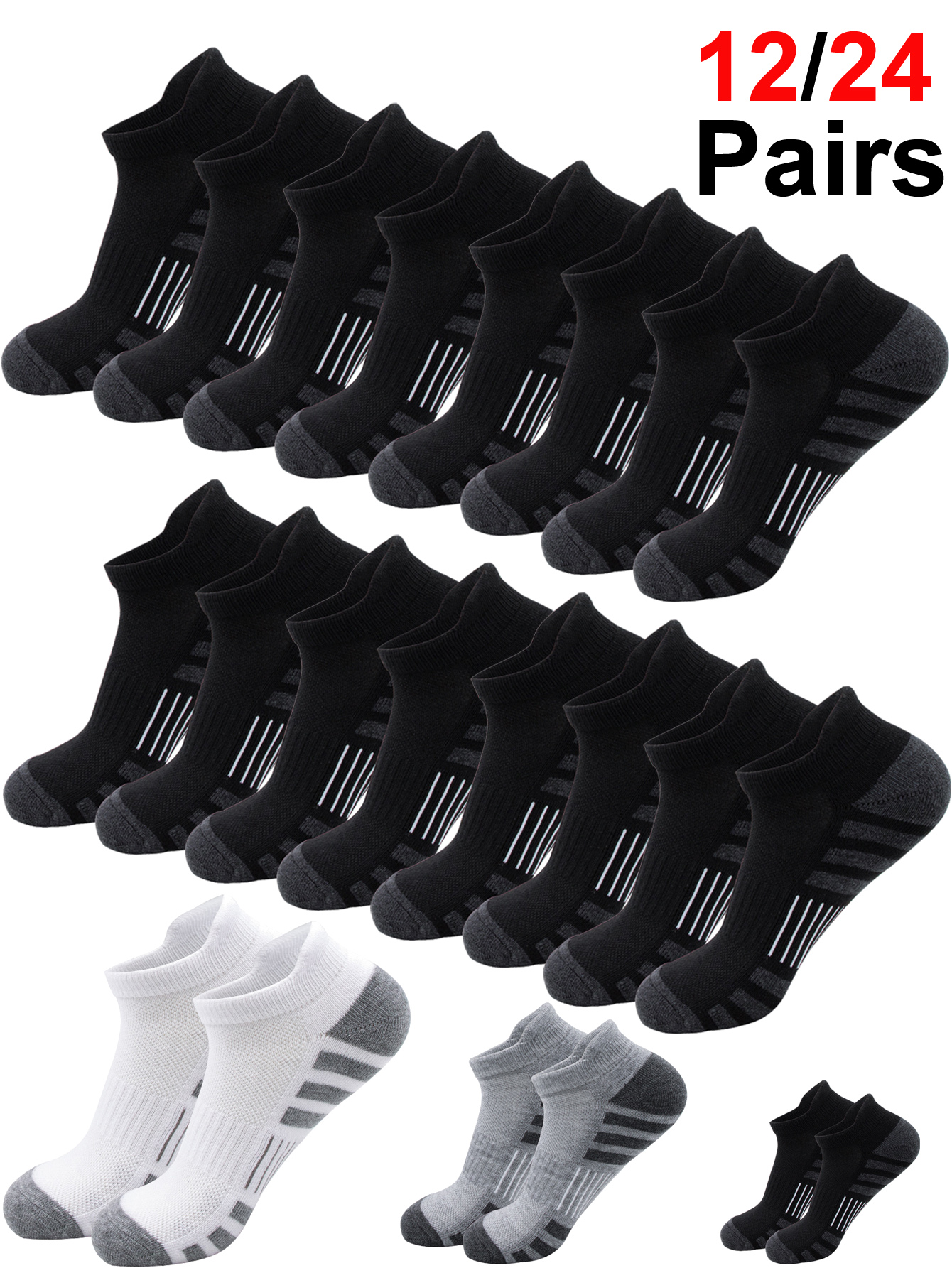 Unisex Cushioned Breathable An - Athletic Sock Cushion บทวิจารณ์และราคา