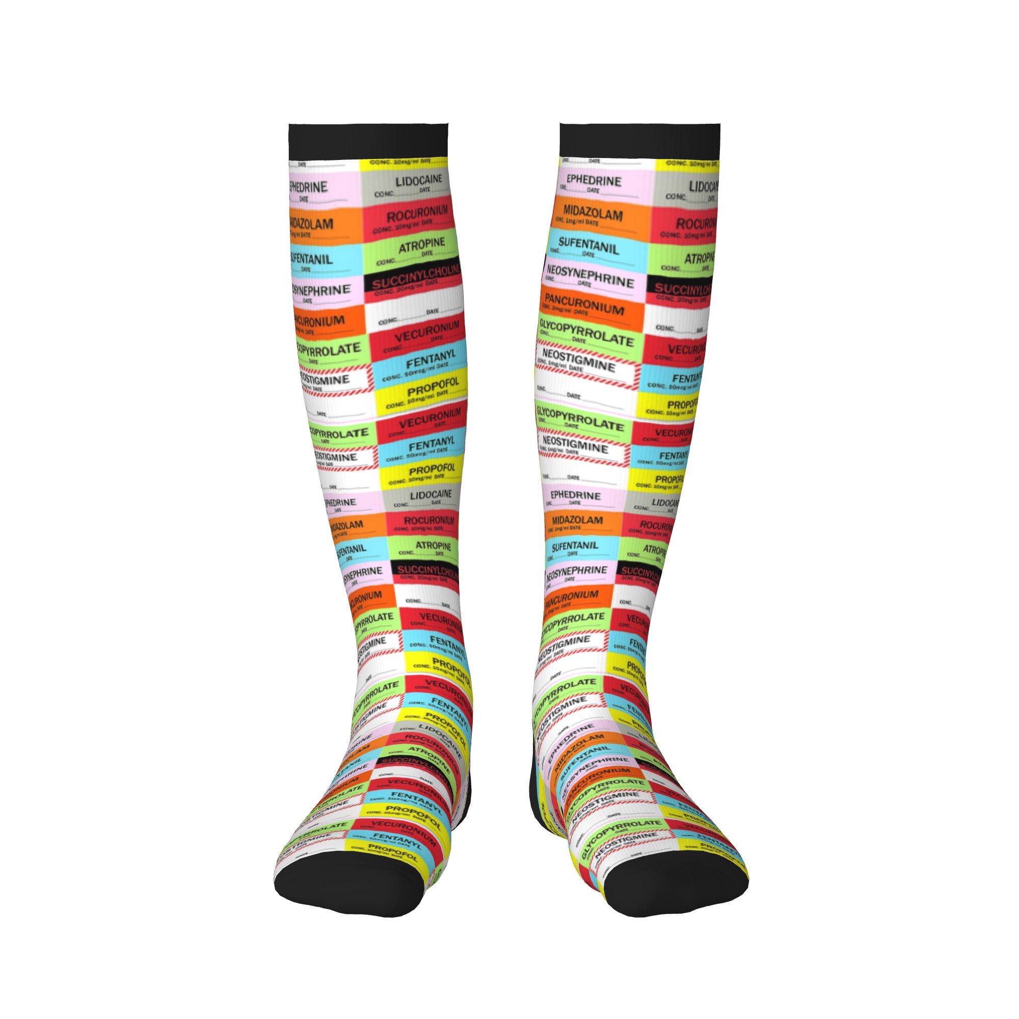 Novelty Printed Anesthesia Med - Compression Sock Medical บทวิจารณ์และราคา