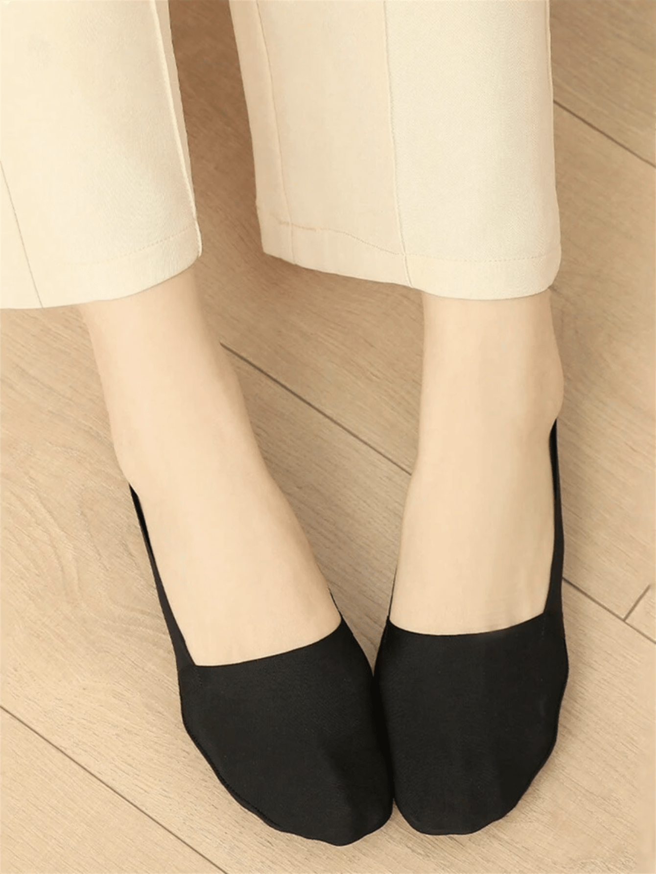 5 Pairs Women Thin Silky Invis - No Show Sock Women บทวิจารณ์และราคา