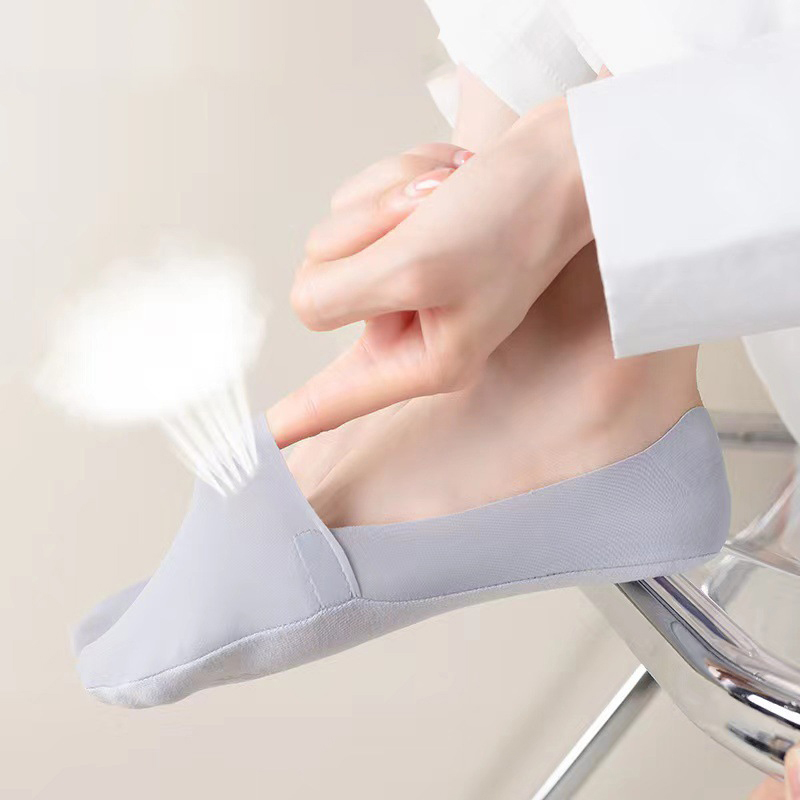 No Show Socks Womens Nylon Non - Invisibility Sock Loafer บทวิจารณ์และราคา