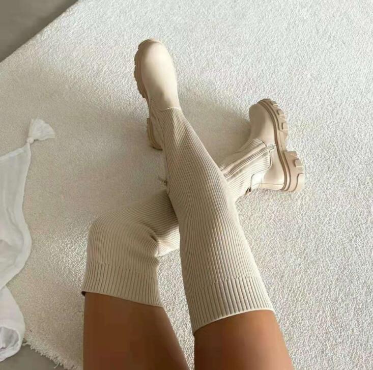 Women's Over The Knee Boots St - Knee High Sock Women บทวิจารณ์และราคา
