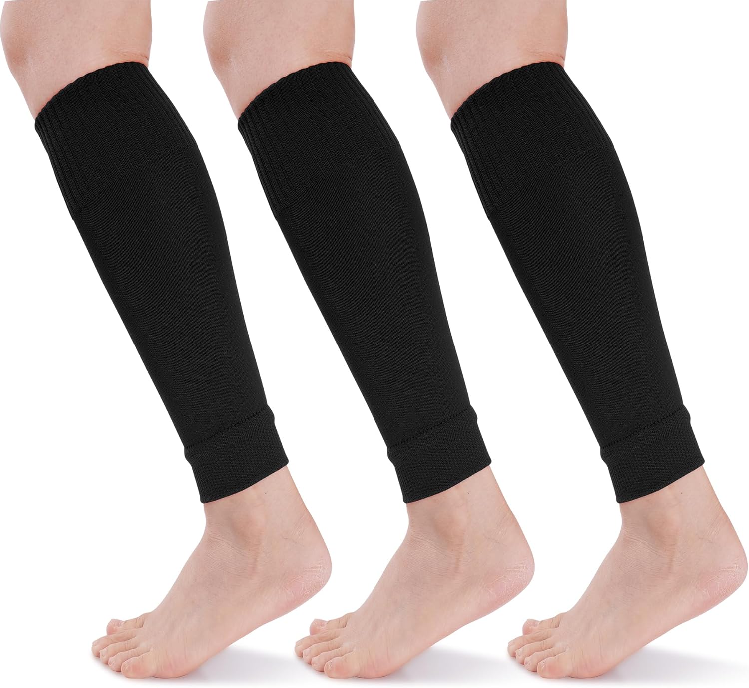 1 Pair Soccer Leg Sleeves Comp - Compression Sleeve Calf บทวิจารณ์และราคา