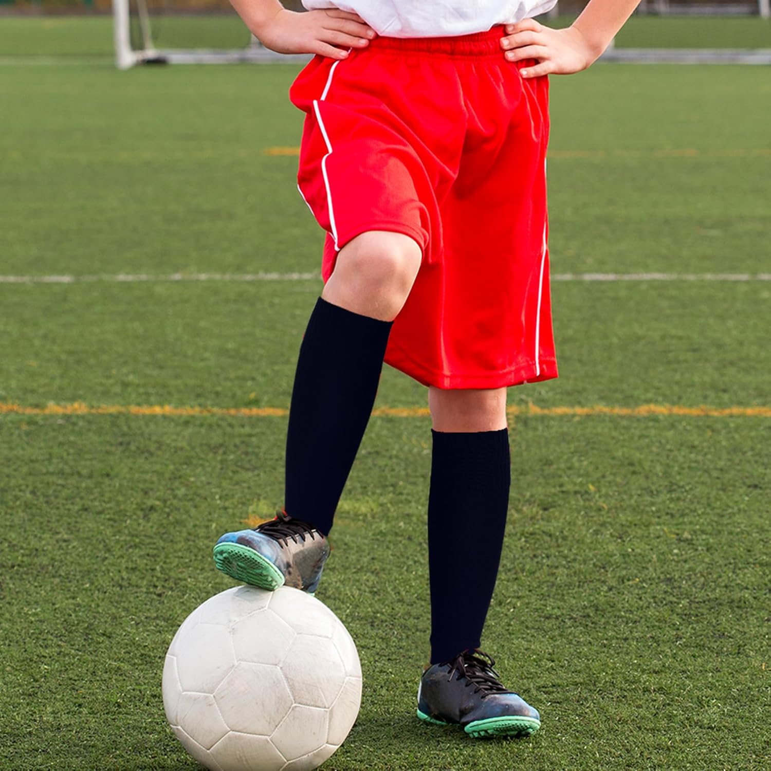 1 Pair Soccer Leg Sleeves Comp - Compression Sleeve Calf บทวิจารณ์และราคา