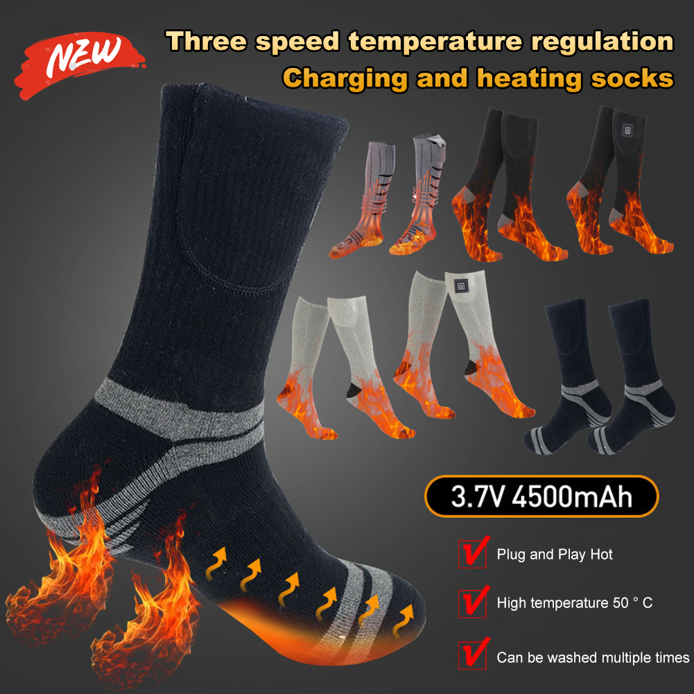 Winter Electric Heated Socks U - Thermal Sock Winter บทวิจารณ์และราคา