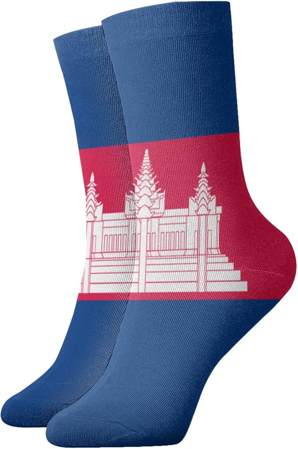 cambodian-flag Unisex Casual C - Dress Sock Men บทวิจารณ์และราคา
