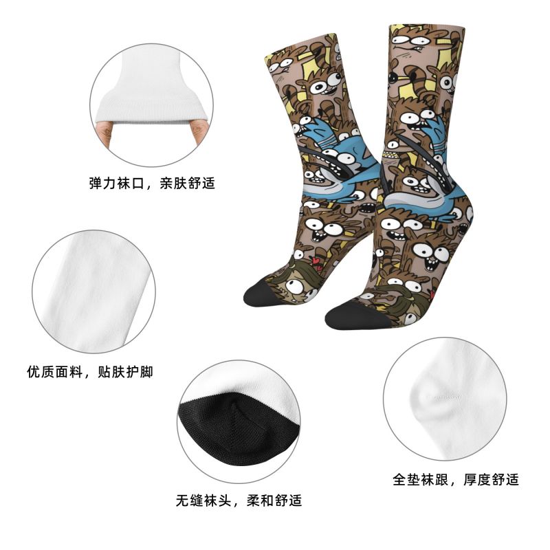 Custom R-Regular Show Dress So - Dress Sock Men บทวิจารณ์และราคา
