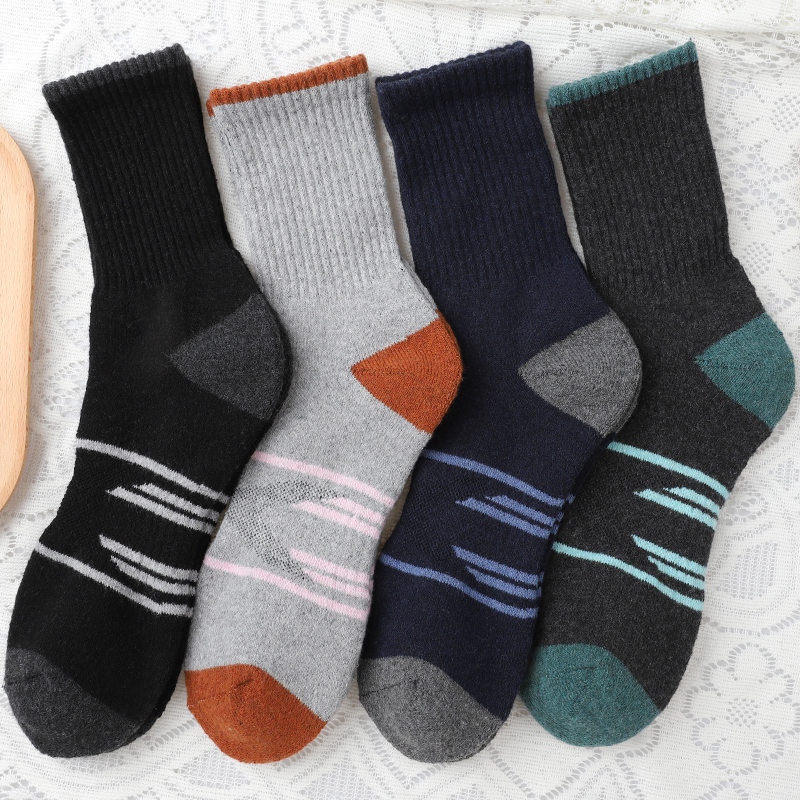 4Pairs Winter Women Mid Tube S - Wool Hiking Sock บทวิจารณ์และราคา