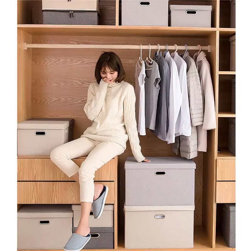 Storage Box Foldable Fabric Ga - Sock Organizer Tray บทวิจารณ์และราคา