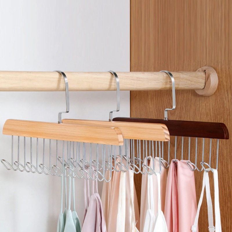Solid Wood Eight-hook Hanger M - Sock Organizer Tray บทวิจารณ์และราคา