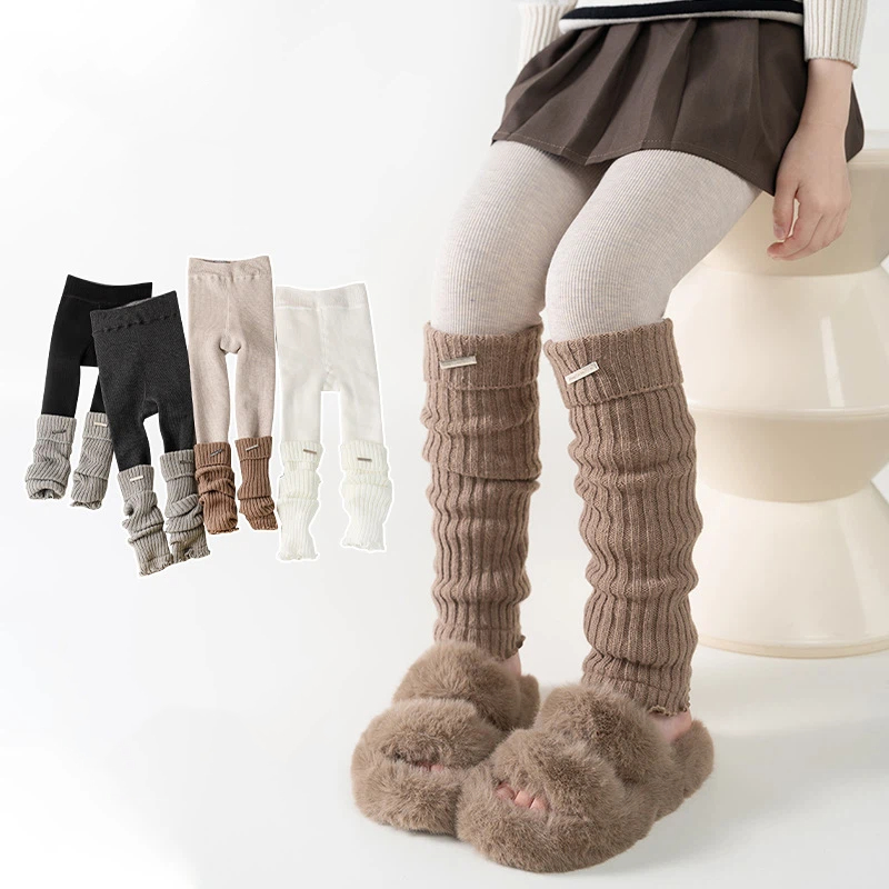 Kids Thermal Thickened Legging - Boot Sock Slouchy บทวิจารณ์และราคา
