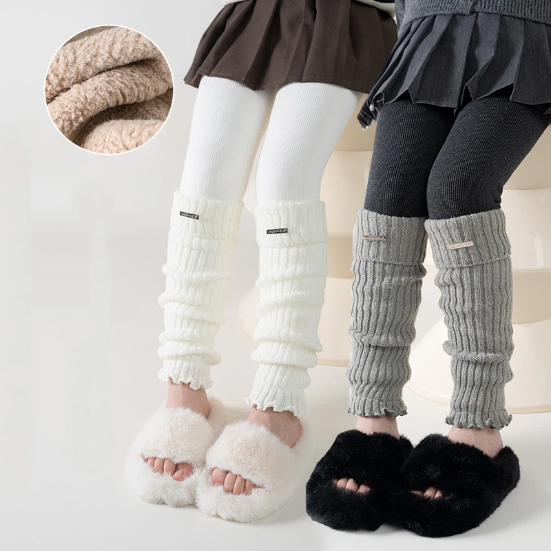 Kids Thermal Thickened Legging - Boot Sock Slouchy บทวิจารณ์และราคา