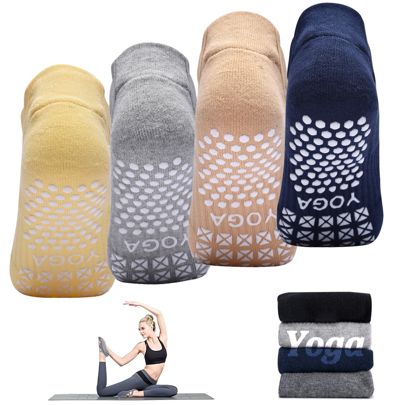 Women Non-Slip Yoga Socks Sili - Grip Sock Yoga บทวิจารณ์และราคา