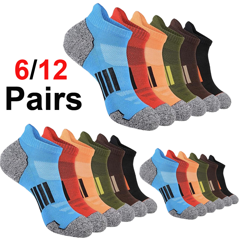 6/12 Pairs Men Vibrant Multico - Ankle Sock Low Cut บทวิจารณ์และราคา