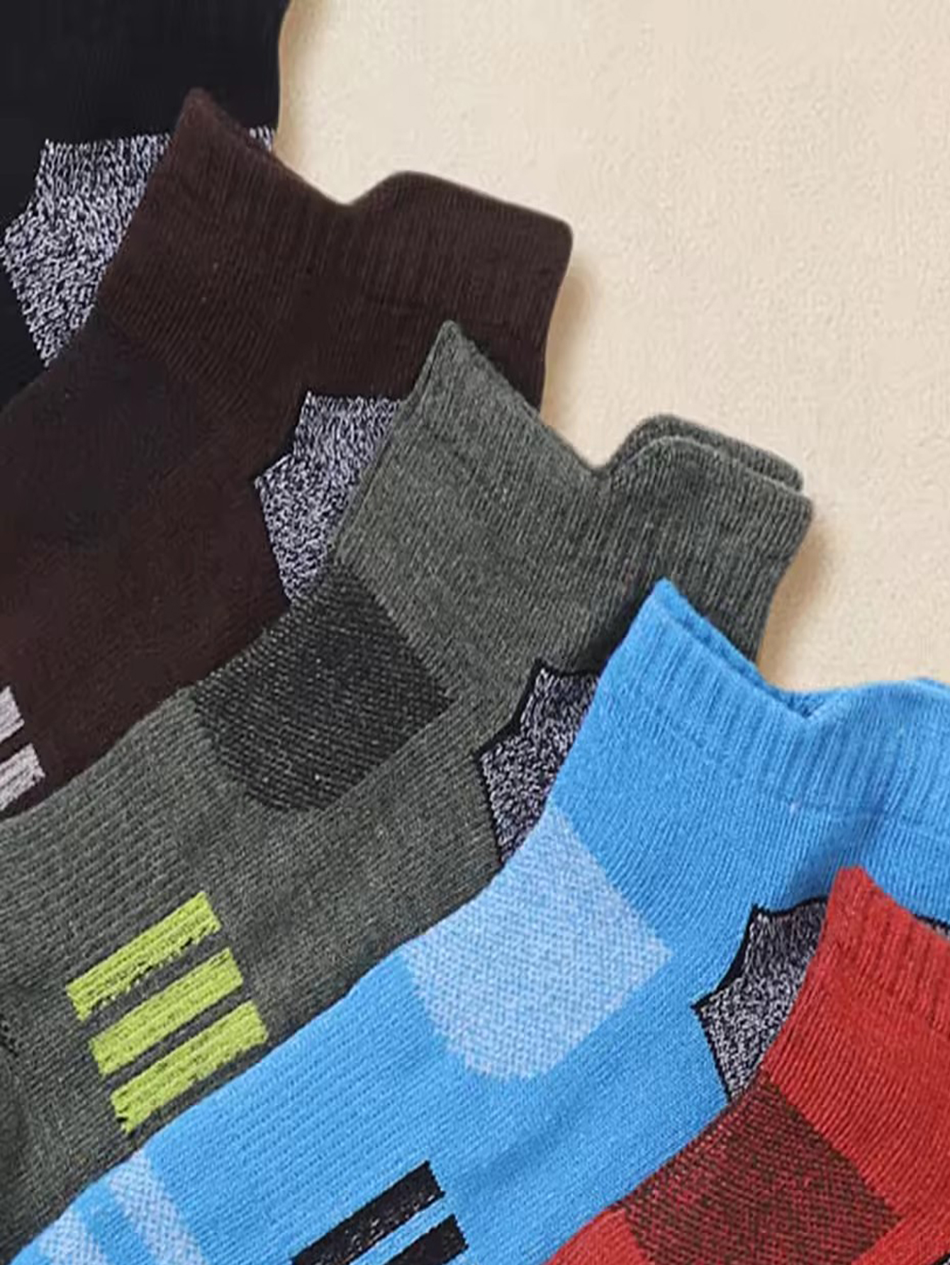 6/12 Pairs Men Vibrant Multico - Ankle Sock Low Cut บทวิจารณ์และราคา