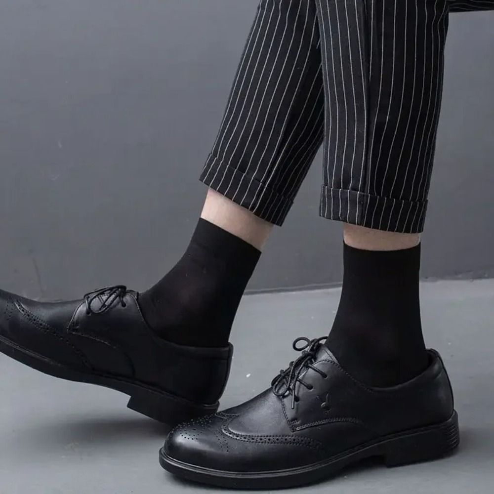 10pairs Fashion Breathable Men - Silk Sock Bamboo บทวิจารณ์และราคา