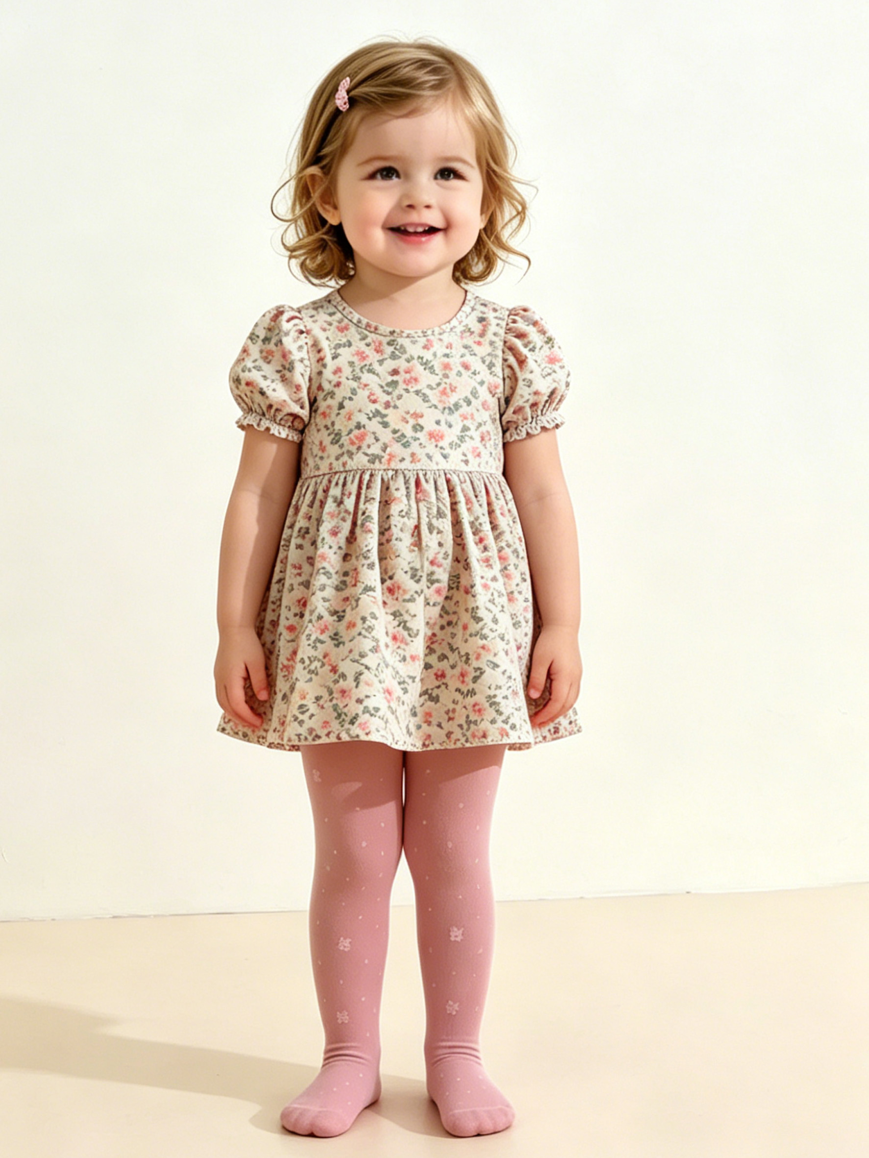 3Pack Toddler Girls Floral Pri - Tights Pantyhose Sheer บทวิจารณ์และราคา