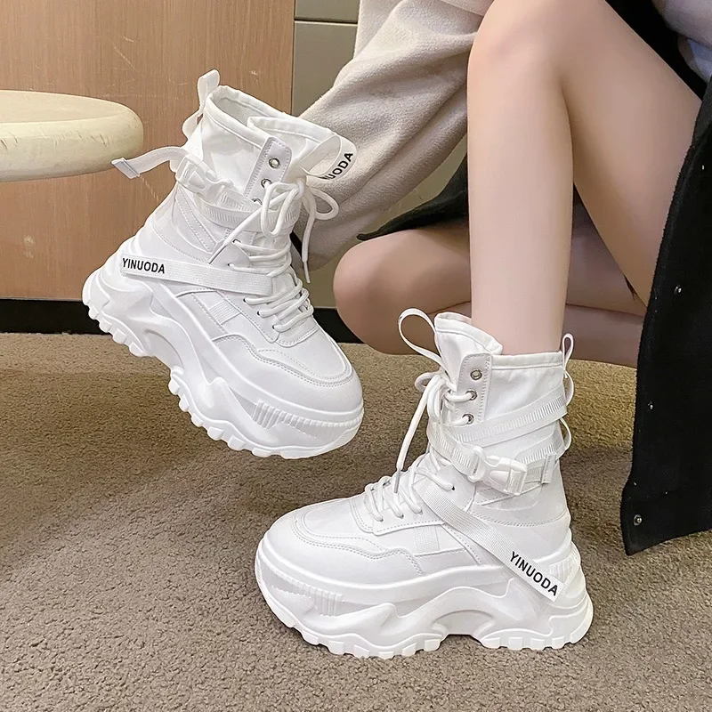 Fashion Women Chunky Platform  - No Show Sock Women บทวิจารณ์และราคา