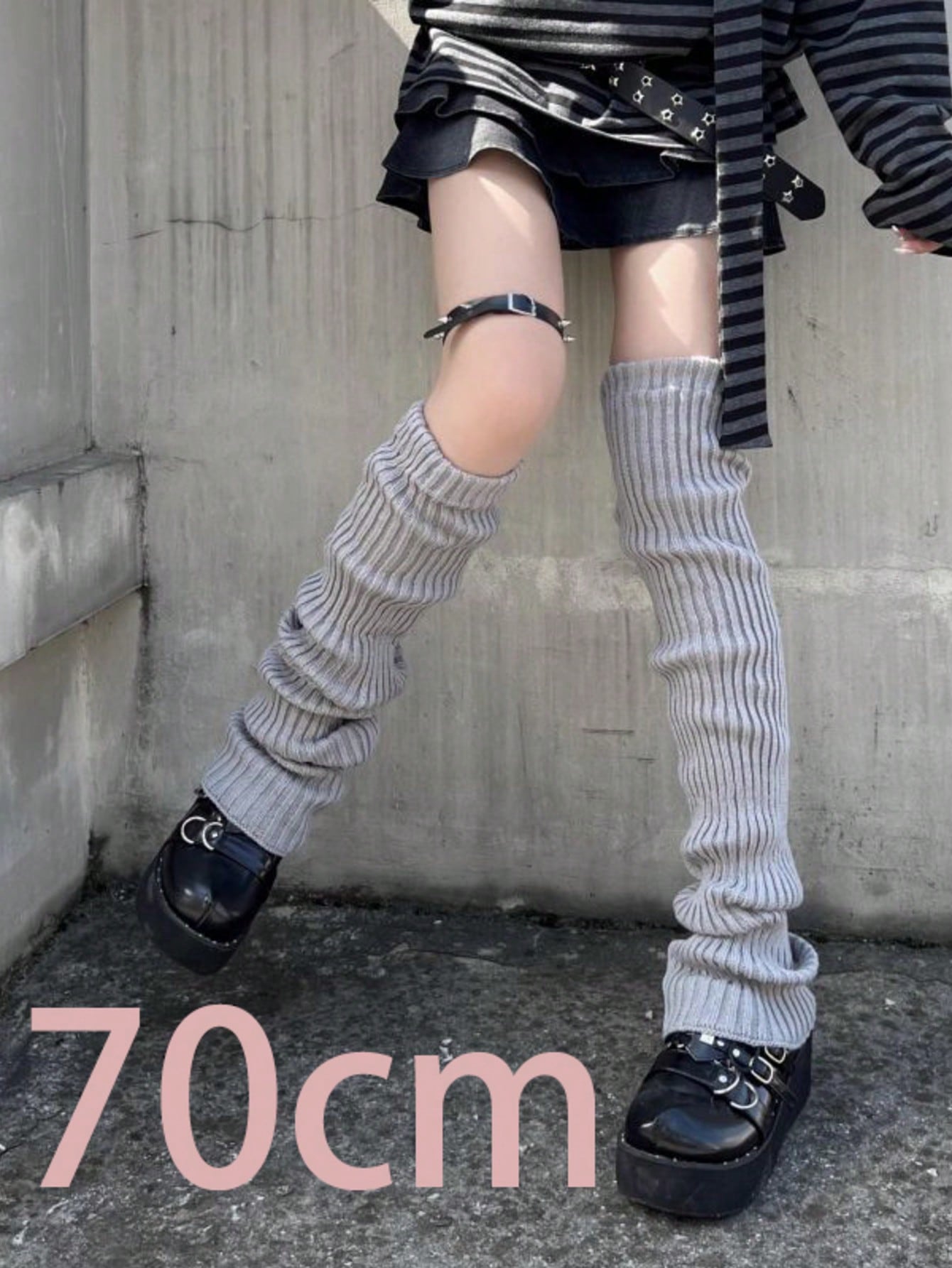 2pcs 70cm Extended Leg Warmers - Boot Sock Slouchy บทวิจารณ์และราคา