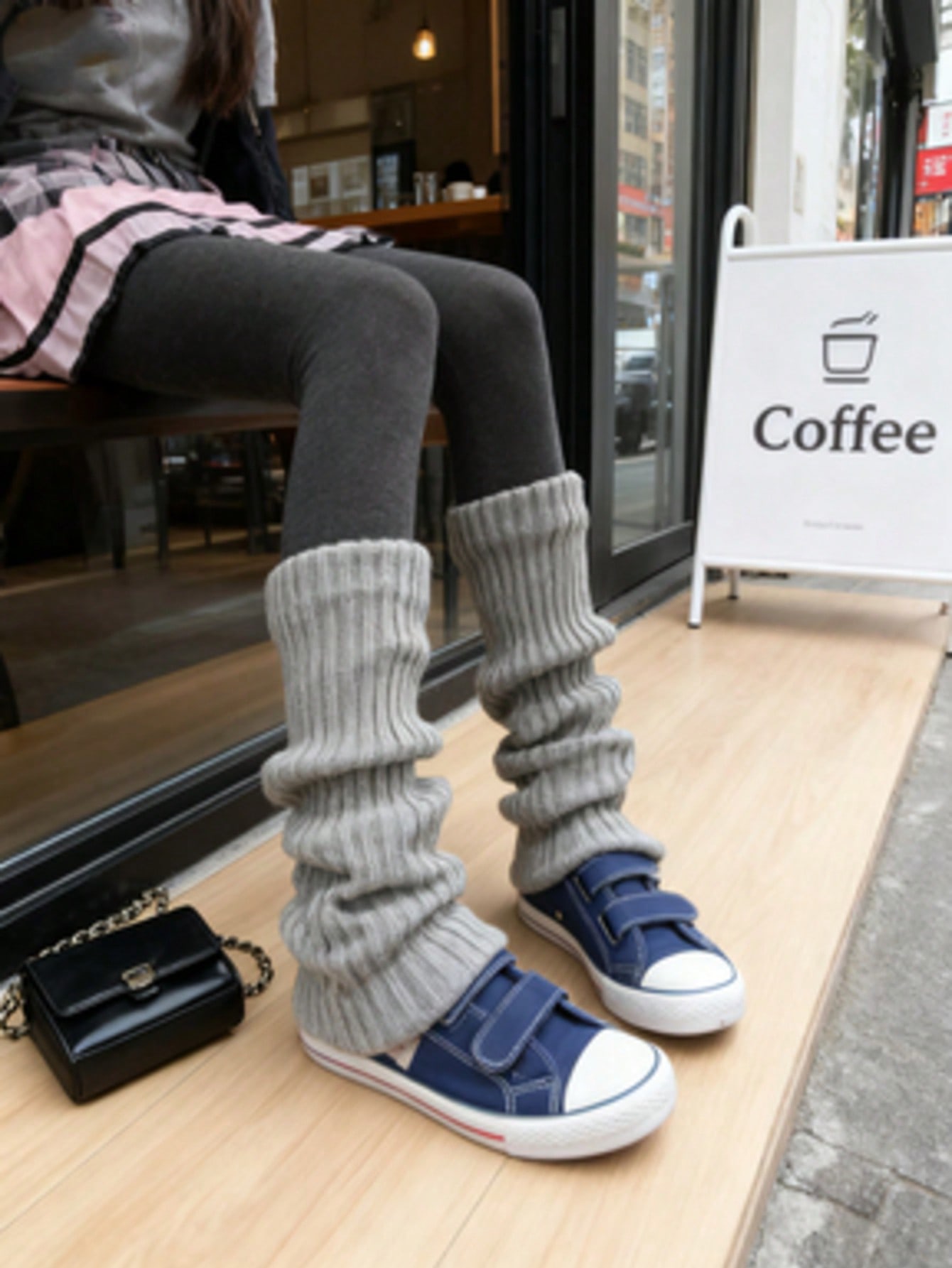 2pcs 70cm Extended Leg Warmers - Boot Sock Slouchy บทวิจารณ์และราคา